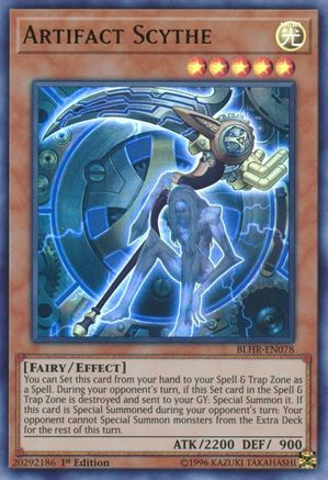 Artifact Scythe (BLHR-EN078) - Battles of Legend: Hero's Revenge 1st Edition