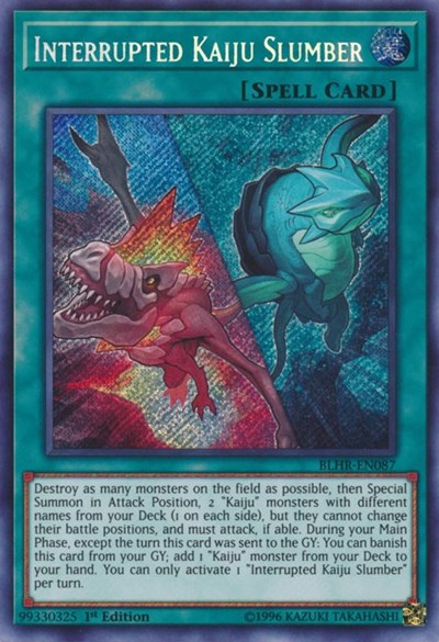 Interrupted Kaiju Slumber (BLHR-EN087) [Battles of Legend: Hero's Revenge]