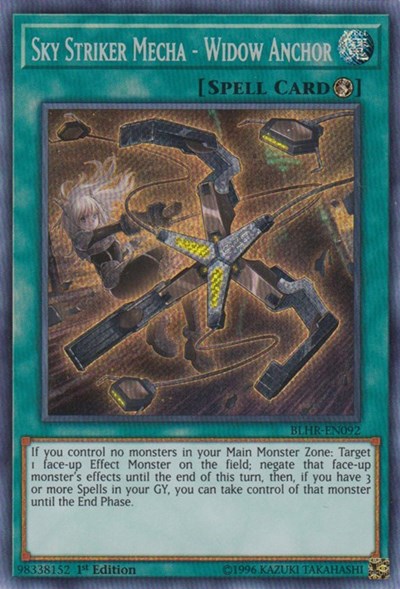 Sky Striker Mecha - Widow Anchor (BLHR-EN092) [Battles of Legend: Hero's Revenge]