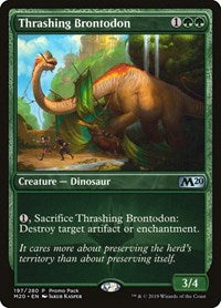 Thrashing Brontodon (197) [Promo Pack: Core Set 2020]