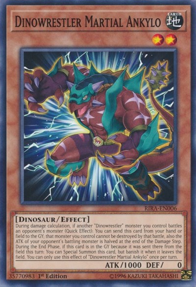 Dinowrestler Martial Ankylo (RIRA-EN006) [Rising Rampage]