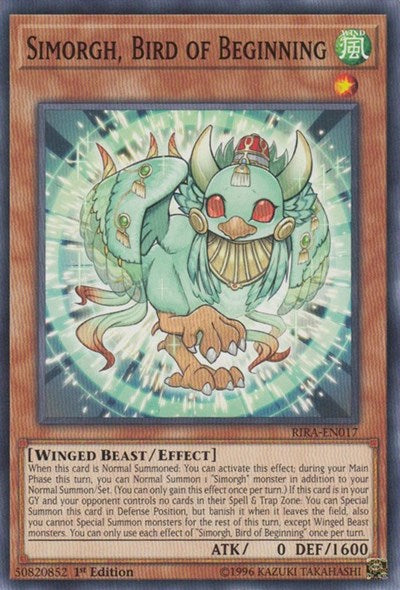 Simorgh, Bird of Beginning (RIRA-EN017) [Rising Rampage]