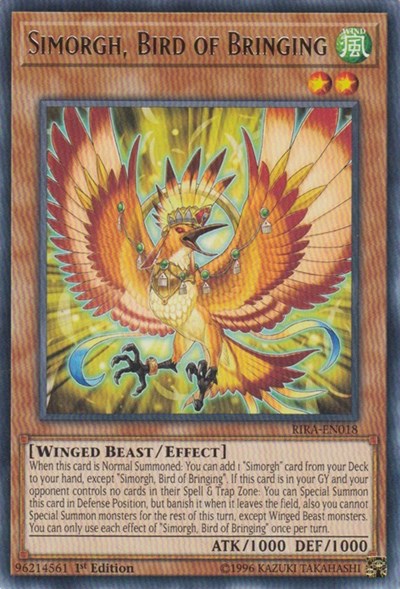 Simorgh, Bird of Bringing (RIRA-EN018) [Rising Rampage]