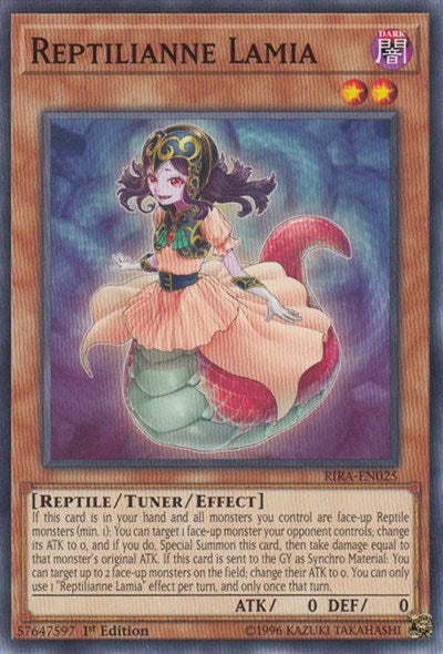 Reptilianne Lamia (RIRA-EN025) [Rising Rampage]