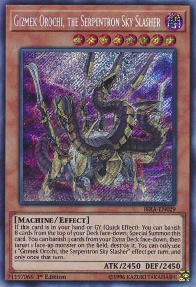 Gizmek Orochi, the Serpentron Sky Slasher (RIRA-EN029) [Rising Rampage]