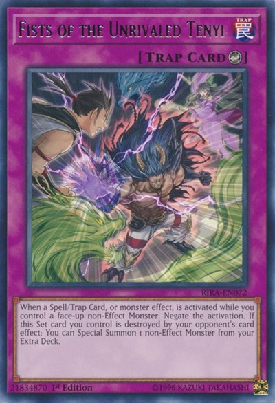Fists of the Unrivaled Tenyi (RIRA-EN072) [Rising Rampage]