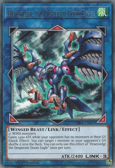 Hraesvelgr, the Desperate Doom Eagle (RIRA-EN082) [Rising Rampage]