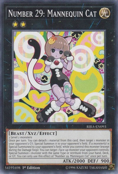 Number 29: Mannequin Cat (RIRA-EN093) [Rising Rampage]