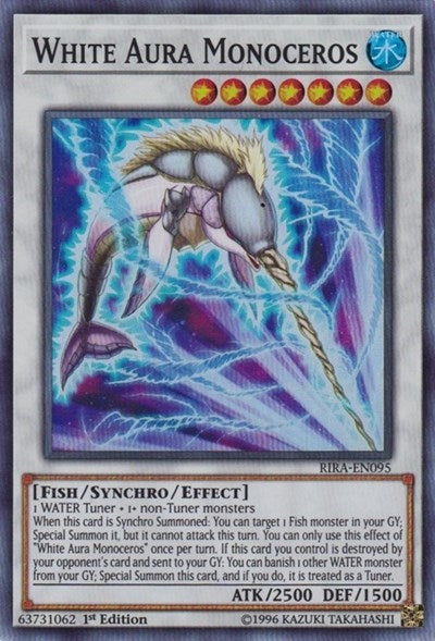 White Aura Monoceros (RIRA-EN095) [Rising Rampage]