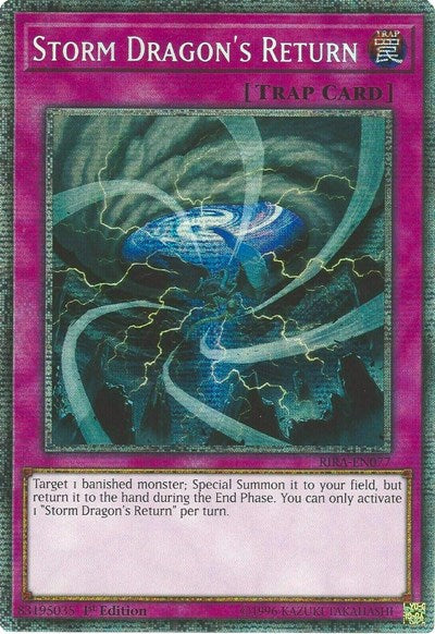 Storm Dragon's Return (Starlight Rare) (RIRA-EN077) [Rising Rampage]