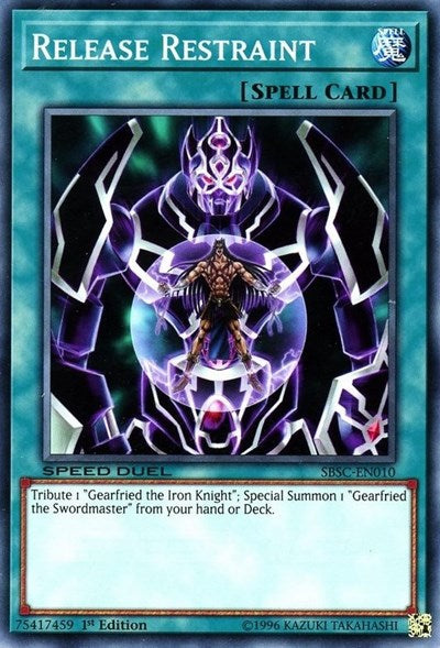 Release Restraint (SBSC-EN010) [Speed Duel: Scars of Battle]