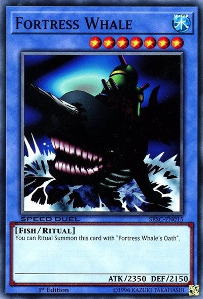 Fortress Whale (SBSC-EN015) [Speed Duel: Scars of Battle]