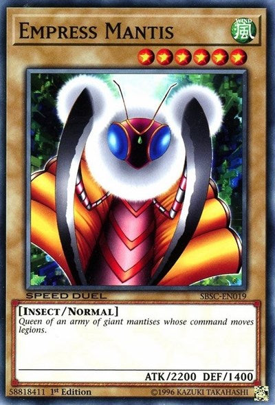 Empress Mantis (SBSC-EN019) [Speed Duel: Scars of Battle]