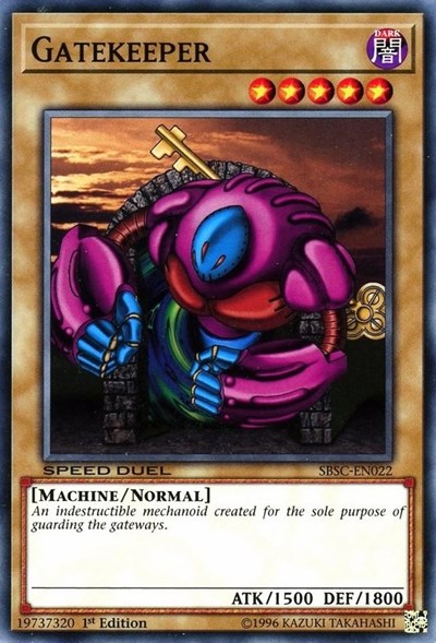 Gatekeeper (SBSC-EN022) [Speed Duel: Scars of Battle]