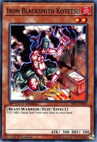 Iron Blacksmith Kotetsu (SBSC-EN034) [Speed Duel: Scars of Battle]