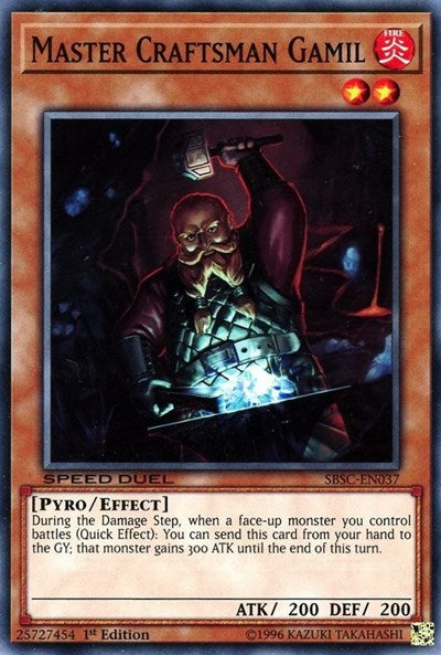 Master Craftsman Gamil (SBSC-EN037) [Speed Duel: Scars of Battle]
