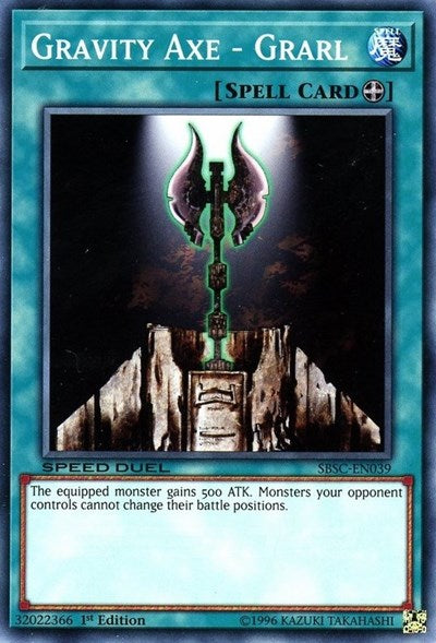 Gravity Axe - Grarl (SBSC-EN039) [Speed Duel: Scars of Battle]