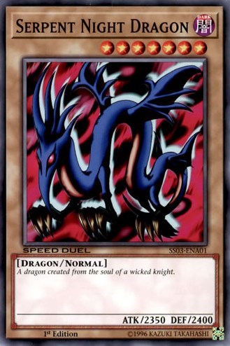 Serpent Night Dragon (SS03-ENA01) [Speed Duel Decks: Ultimate Predators]