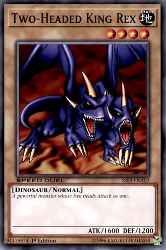 Two-Headed King Rex (SS03-ENA02) [Speed Duel Decks: Ultimate Predators]
