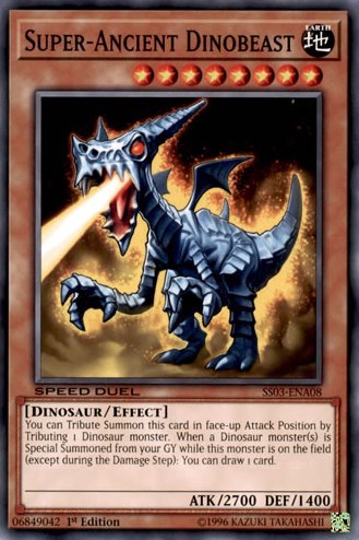Super-Ancient Dinobeast (SS03-ENA08) [Speed Duel Decks: Ultimate Predators]