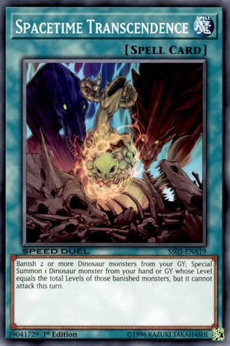 Spacetime Transcendence (SS03-ENA19) [Speed Duel Decks: Ultimate Predators]