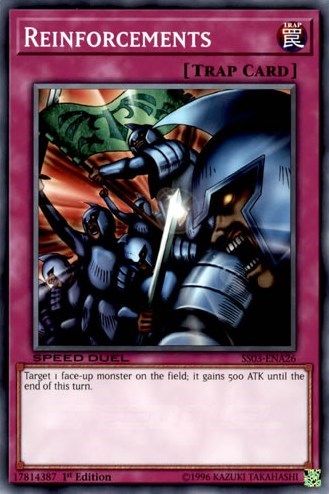 Reinforcements (SS03-ENA26) [Speed Duel Decks: Ultimate Predators]
