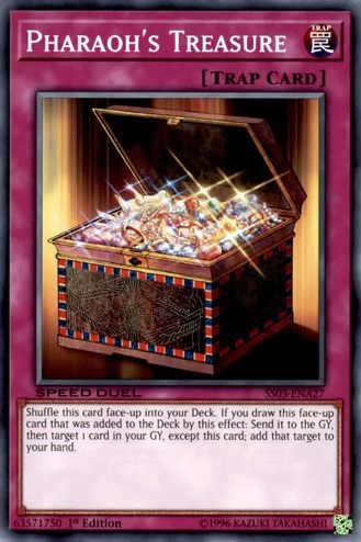 Pharaoh's Treasure (SS03-ENA27) [Speed Duel Decks: Ultimate Predators]