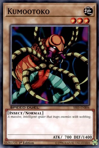 Kumootoko (SS03-ENB06) [Speed Duel Decks: Ultimate Predators]