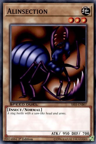 Alinsection (SS03-ENB07) [Speed Duel Decks: Ultimate Predators]