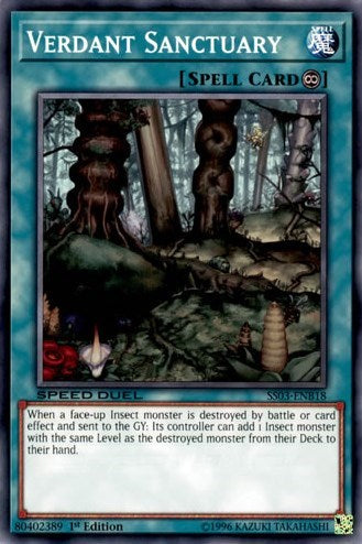 Verdant Sanctuary (SS03-ENB18) [Speed Duel Decks: Ultimate Predators]