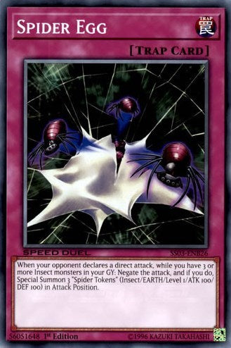 Spider Egg (SS03-ENB26) [Speed Duel Decks: Ultimate Predators]