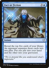 Fact or Fiction (85) [Commander 2019]