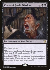 Curse of Fool's Wisdom (16) [Commander 2019]