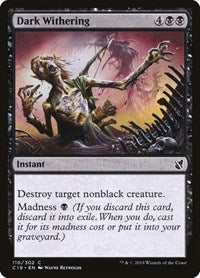 Dark Withering (110) [Commander 2019]