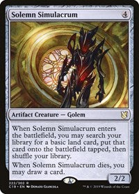 Solemn Simulacrum (222) [Commander 2019]
