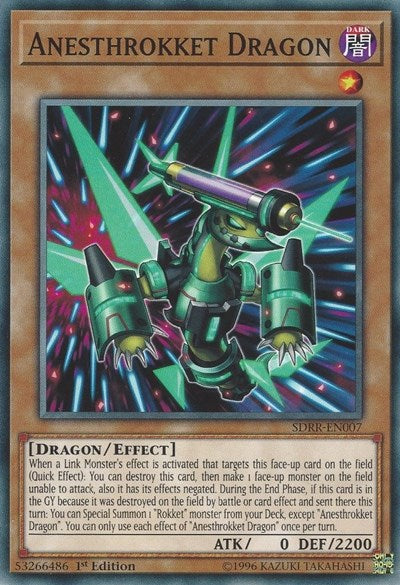Anesthrokket Dragon (SDRR-EN007) [Structure Deck: Rokket Revolt]