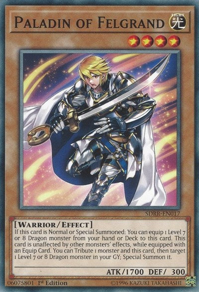 Paladin of Felgrand (SDRR-EN017) [Structure Deck: Rokket Revolt]