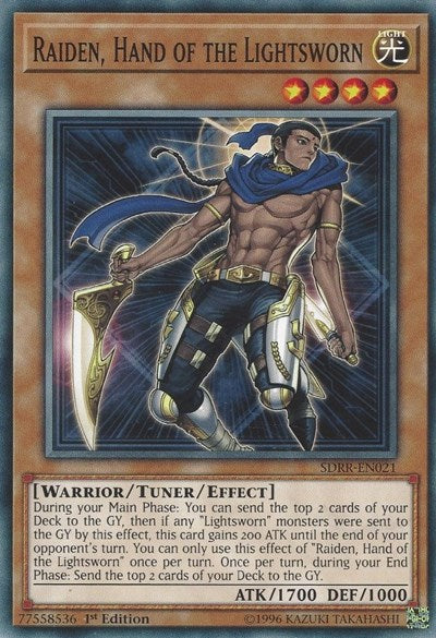 Raiden, Hand of the Lightsworn (SDRR-EN021) [Structure Deck: Rokket Revolt]