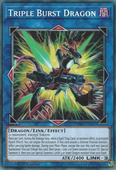 Triple Burst Dragon (SDRR-EN045) [Structure Deck: Rokket Revolt]