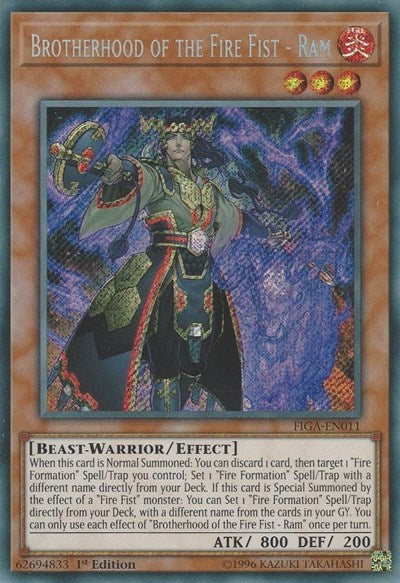 Brotherhood of the Fire Fist - Ram (FIGA-EN011) [Fists of the Gadgets]