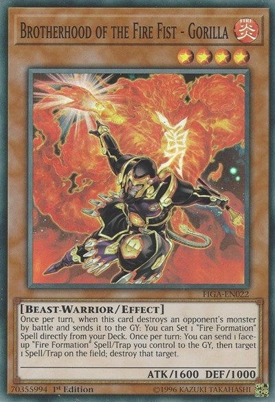 Brotherhood of the Fire Fist - Gorilla (FIGA-EN022) [Fists of the Gadgets]