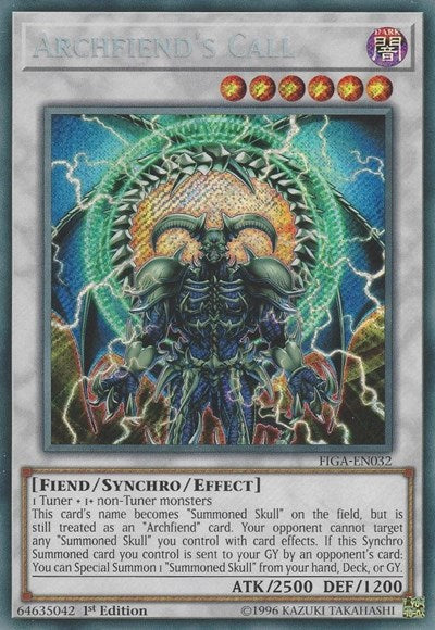 Archfiend's Call (FIGA-EN032) [Fists of the Gadgets]