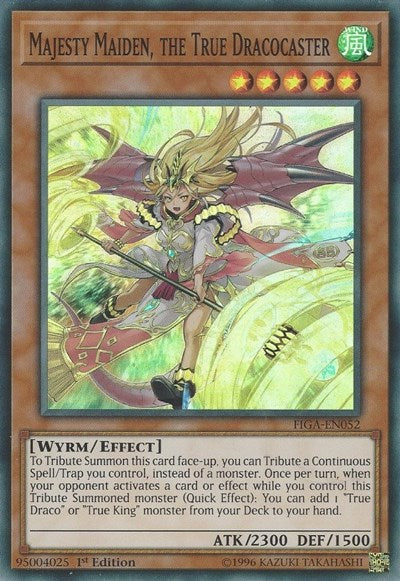 Majesty Maiden, the True Dracocaster (FIGA-EN052) [Fists of the Gadgets]