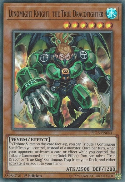 Dinomight Knight, the True Dracofighter (FIGA-EN054) [Fists of the Gadgets]