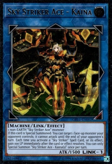 Sky Striker Ace - Kaina (UTR) (OP11-EN002) [OTS Tournament Pack 11]