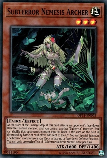 Subterror Nemesis Archer (OP11-EN005) [OTS Tournament Pack 11]