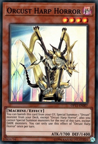 Orcust Harp Horror (OP11-EN007) [OTS Tournament Pack 11]