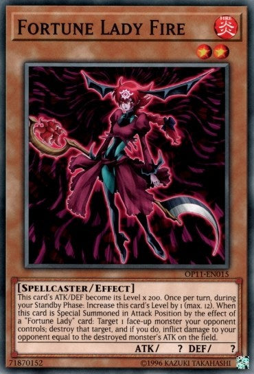 Fortune Lady Fire (OP11-EN015) [OTS Tournament Pack 11]