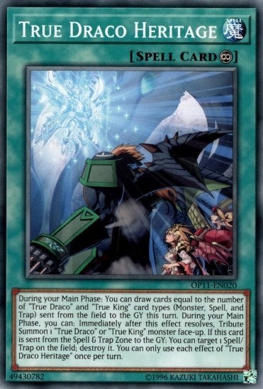 True Draco Heritage (OP11-EN020) [OTS Tournament Pack 11]