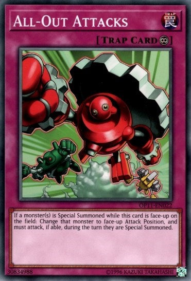 All-Out Attacks (OP11-EN022) [OTS Tournament Pack 11]